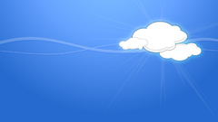 Digital art abstract clouds