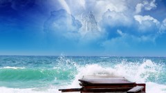 Digital art alien landscapes