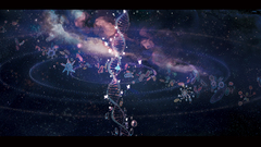 digital art artwork abstract Stars sky space art pixiv