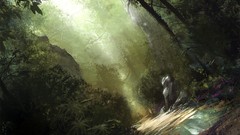 Digital art artwork Andree