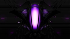 digital art artwork dark purple pink purple light