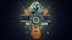 digital art musical instrument speakers Animals Audio Music