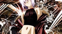 Digital art white hair