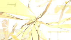 Digital origami abstract