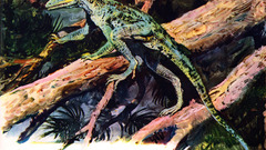 Dinosaurs artwork Zdenek Burian