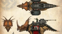 Dinosaurs tanks Nazi parallel