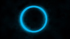 Dirty black blue simple design light abstract colors circles 