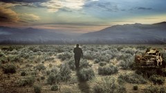 Dirty Green woman cars deserts SpeedART