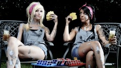 Dirty woman Cards Messy rest blondes brunettes models