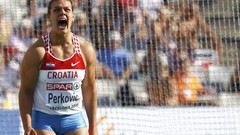Discus croatia screaming Sandra Perkovic