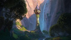 Disney Company tangled artwork
