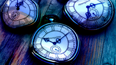 Distort pocket watch