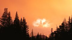 Divine cloud sunset California