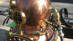 Diving helmet Chinese copper