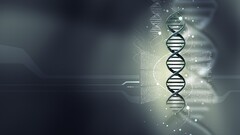 DNA Science biology chemistry digital art Simple Background