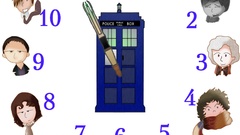 Doctor Who clocks doctors television tardis BBC