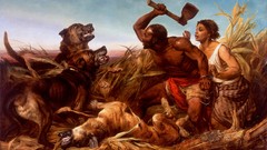 Dogs fields artwork slavery Richard Ansdell