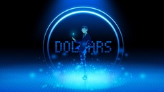 Dollars numbers glowing durarara binary anime boys cellphones 
