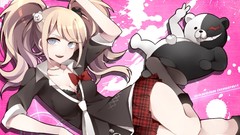 Dolls Anime anime girls twintails danganronpa enoshima junko 