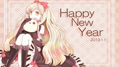 Dolls blondes skirts long hair anime girls green eyes vocaloid 