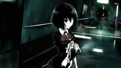 Dolls brunettes school uniforms short hair misaki mei eyepatch 