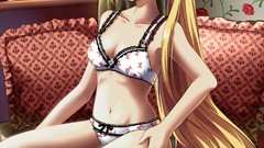 Dolls paintings floral Print drawings curtains blush barefoot 