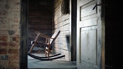 Doors indoors rocking chairs