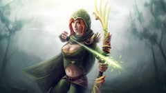 Dota 2 windrunner fantasy art bow (weapon) Windrunner(Dota 2)