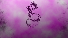 Dragon abstract asian