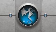 dragon digital art Yin and yang cgi render artwork