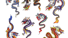 Dragon Dragons small tattoo and landing rising designs