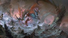 Dragons artwork Warriors Huang