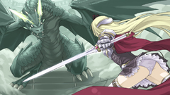 Dragons cloaks anime girls