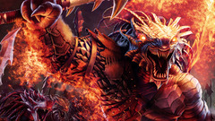 Dragons dragonborn Barbarians Animals