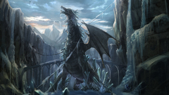 Dragons fantasy art pixiv