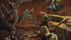 Dragons fantasy art runescape