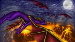 Dragons fantasy art Spyro the Dragon