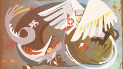 Dragons fight vectors kemono