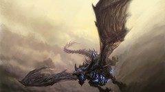 Dragons flying world of warcraft fantasy art sindragosa