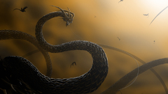 Dragons Leviathan fantasy art