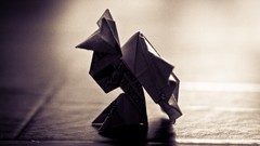 Dragons origami figurines