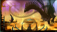 Dragons science fiction artwork