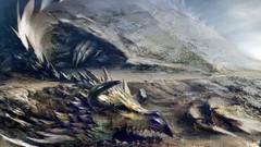 Dragons skeletons fan art artwork video games games art