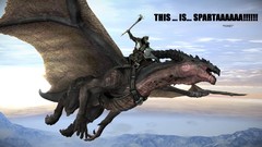 Dragons Sparta rider funny LAIR video games