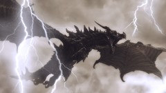 Dragons storm the elder scrolls v skyrim alduin video games