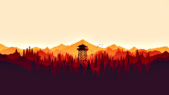 drawing traditional art Firewatch video games video game art