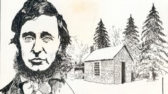 Drawings writers Henry David Thoreau walden