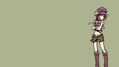 Drawn hats anime girls redheads The World Ends With You