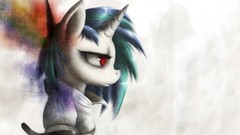 Drawn my little pony Vinyl Scratch