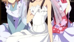 Dress anime girls brides hanasaku iroha matsumae ohana oshimizu 